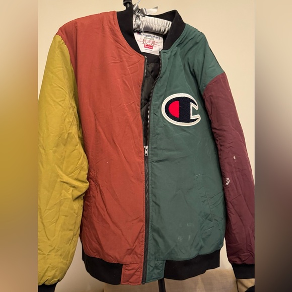 Champion x Supreme Jacket - Green and Black